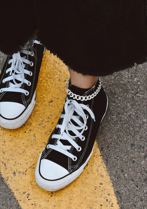 Anchor Anklet Silver